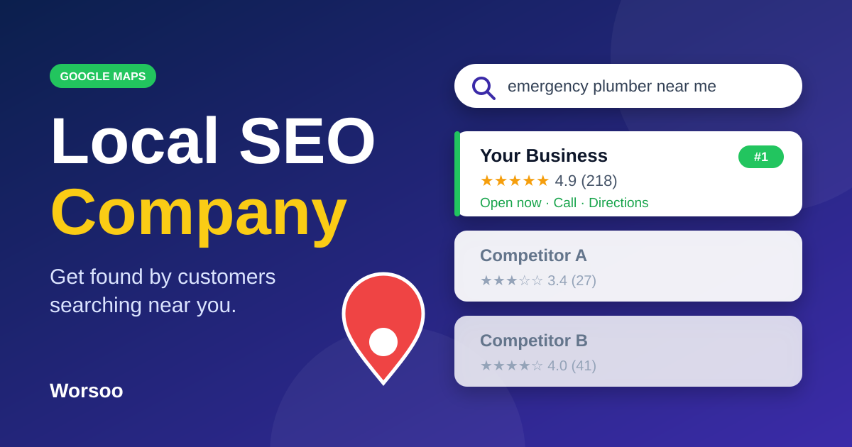 Local SEO company helping businesses improve Google Maps visibility and attract nearby customers