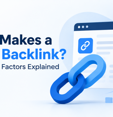 What makes a good backlink showing SEO quality factors, link relevance, authority, and website growth.